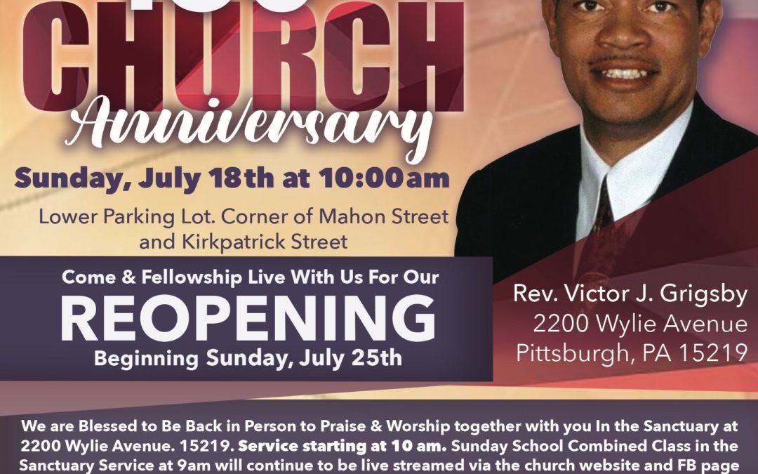 Central Baptist Church 130th Church Anniversary