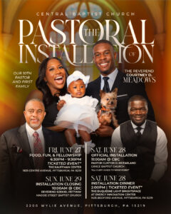 Central Baptist Church "THE PASTORAL INSTALLATION OF THE REVEEREND COURTNEY D. MEADOWS" @ Kauffman Center